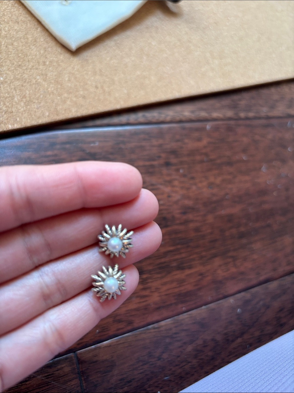 David Yurman Pearl Starburst Earrings